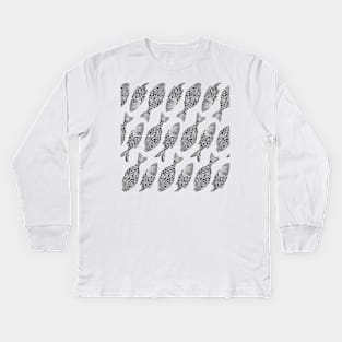 indonesian fish Kids Long Sleeve T-Shirt